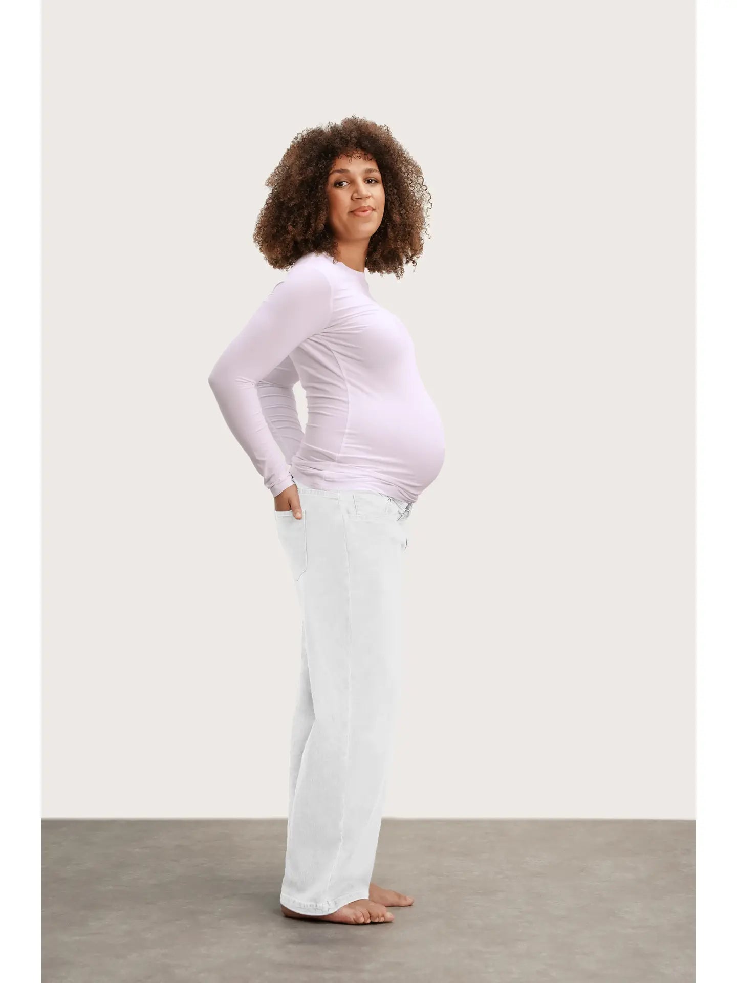 Slouch Under the Belly Denim