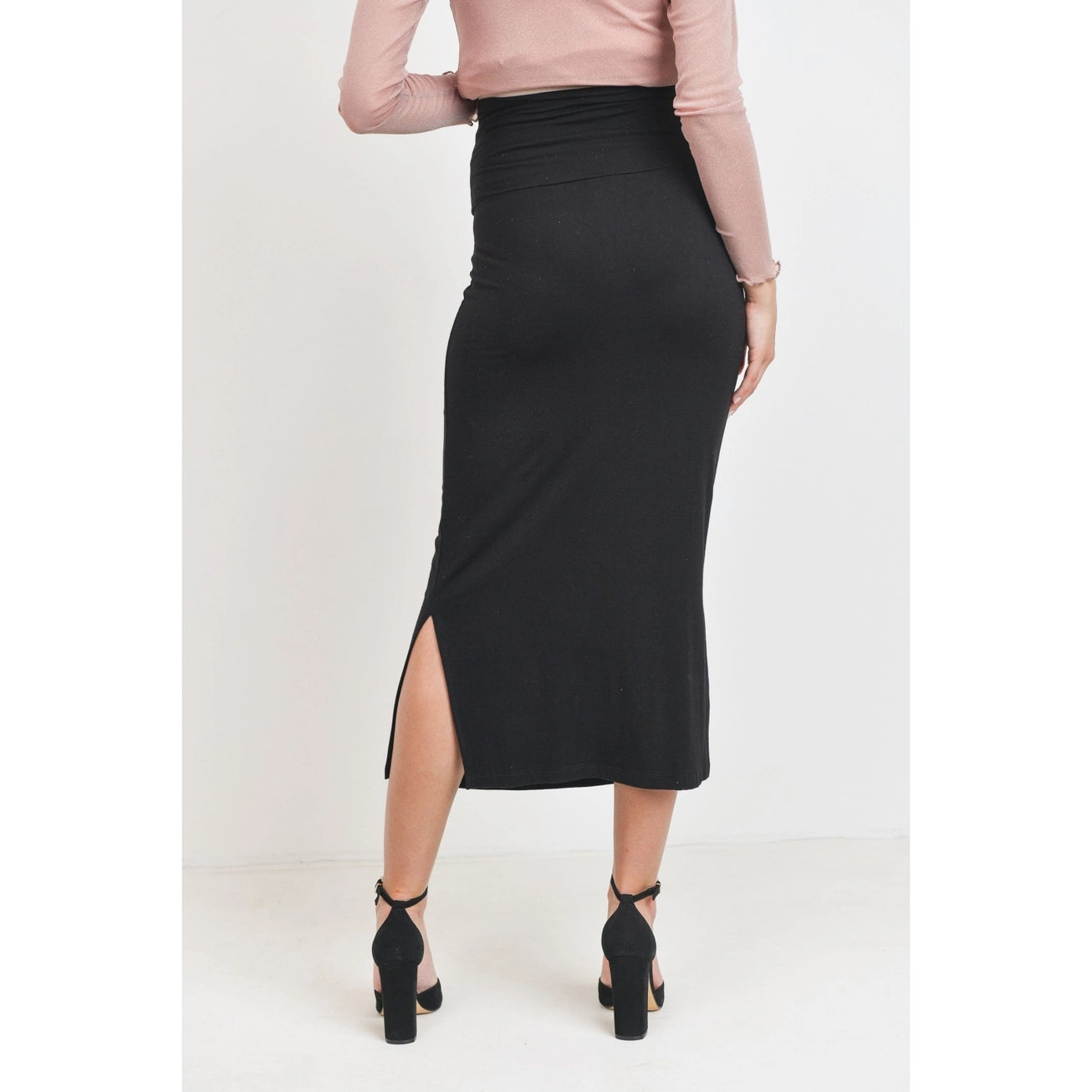 High waisted Midi- Skirt